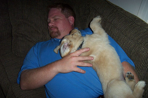 Ted & Daddy taking a nap